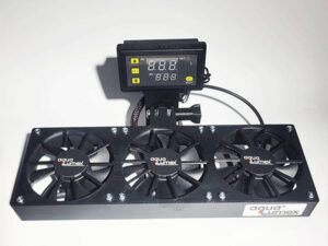 Termostatlı Akvaryum Soğutucu Fan 3'lü - Görsel 2